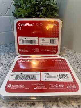 Hollister CeraPlus Ostomy Adhesive Wafers  79402 3 packs New
